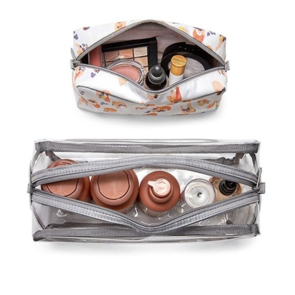 NWT Travel Pouches in Soft Watercolor Spots by Thirty-one - Picture 3 of 3